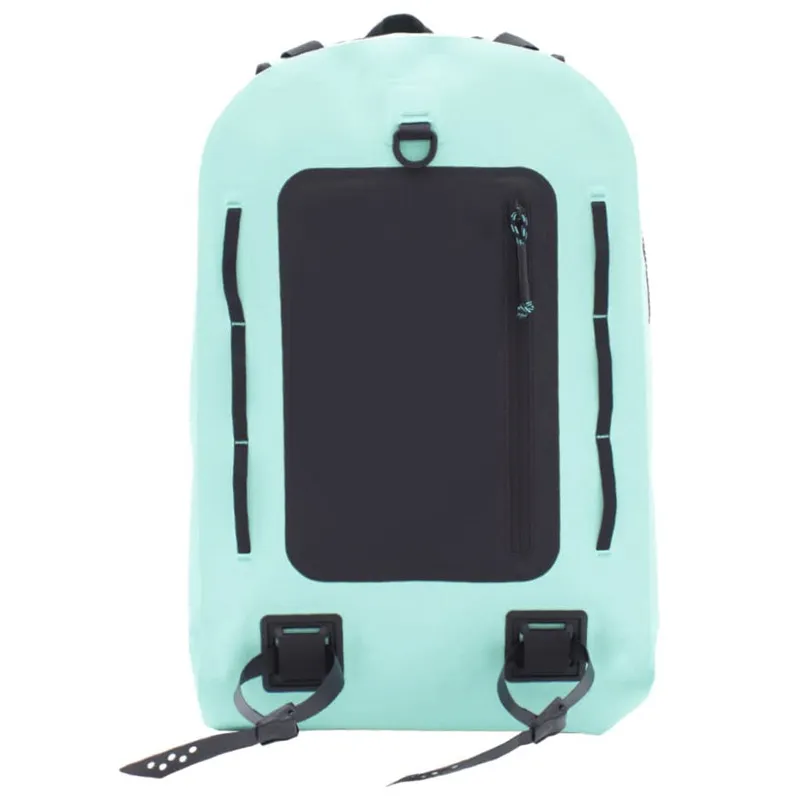 Fishing Kayak Storage Bag - กระเป๋าเป้กันน้ำแบบกำหนดเองสำหรับการเดินป่า ตกปลา ว่ายน้ำ ผจญภัยกลางแจ้ง ปิดผนึกแน่นสนิทสำหรับเก็บอุปกรณ์พายเรือคายัคในแม่น้ำ