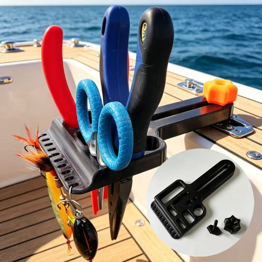 Fishing Kayak Crate - กล่องเก็บอุปกรณ์ตกปลาแบบ T-slot สำหรับเรือคายัค, กล่องจัดเก็บอุปกรณ์ตกปลาที่แข็งแรงทนทาน, เหมาะสำหรับเรือตกปลา, เรือยาง