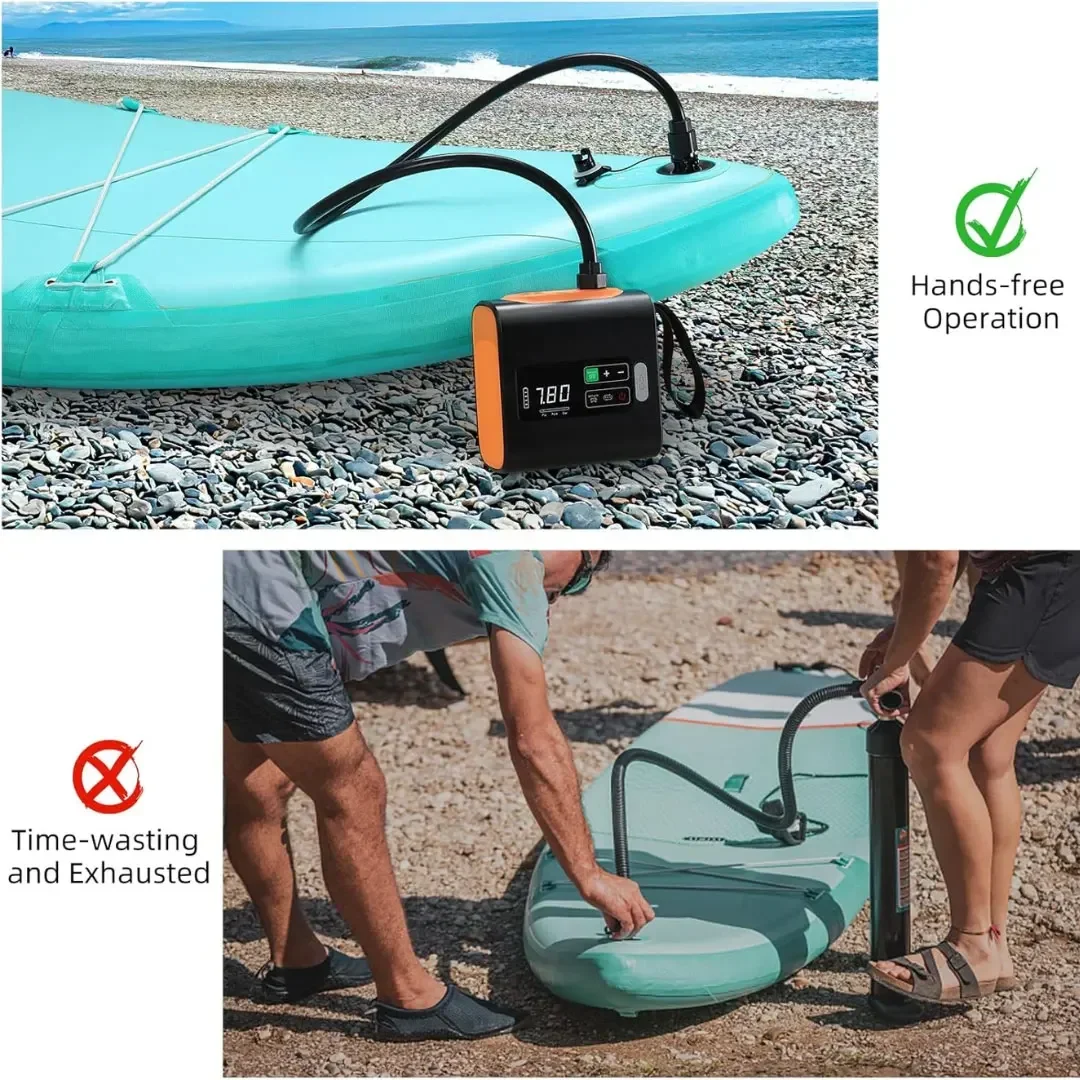 ปั๊มลมพกพาสำหรับตั้งแคมป์กลางแ - Fishing Kayak Inflatable บทวิจารณ์และราคา