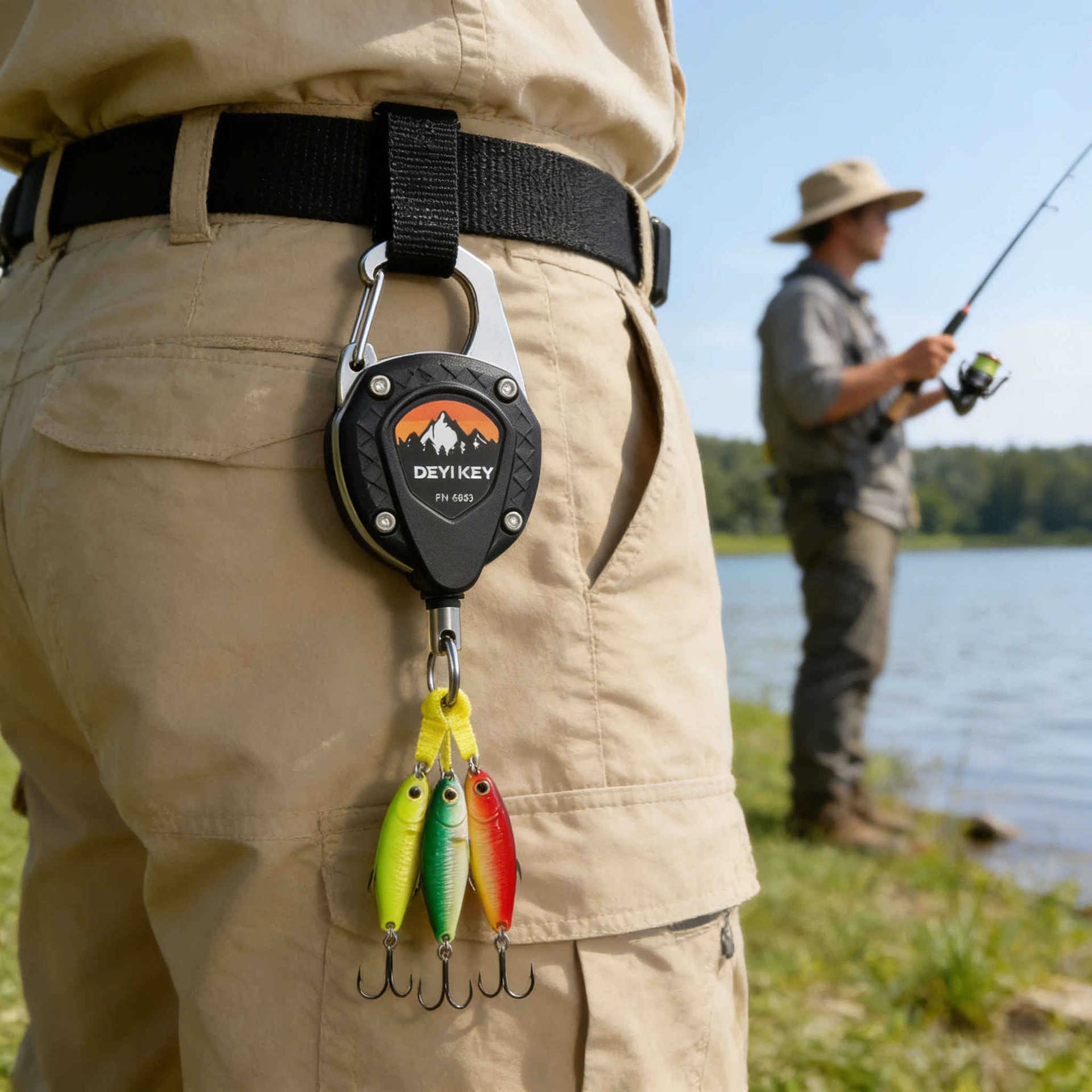 พวงกุญแจแบบยืดหดได้ สายคล้องกั - Fishing Kayak Rod Holder บทวิจารณ์และราคา