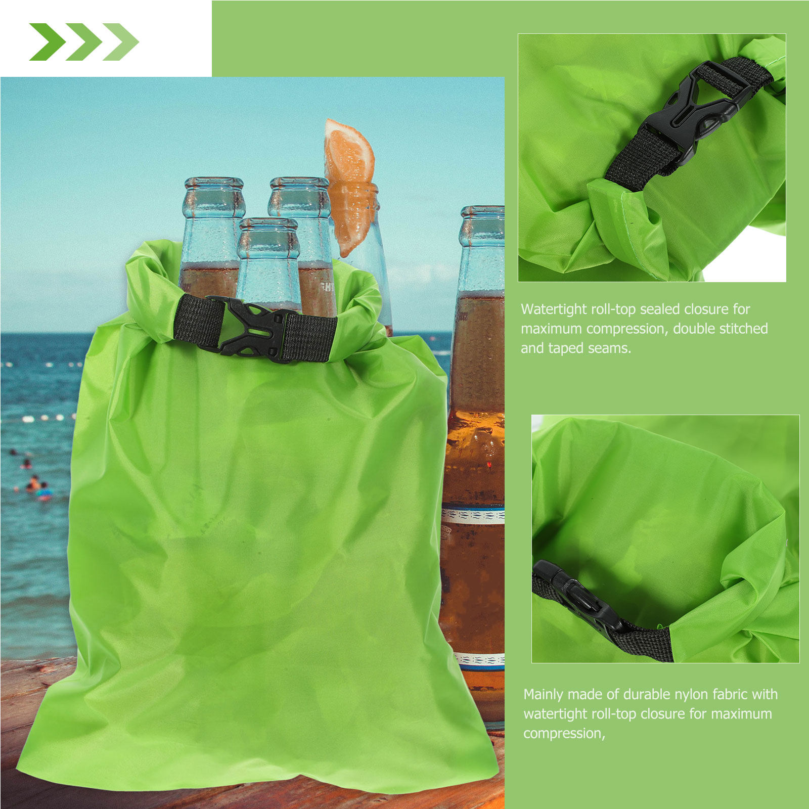 กระเป๋ากันน้ำ 3 ชิ้น ขนาด 15 ล - Fishing Kayak Storage Bag บทวิจารณ์และราคา